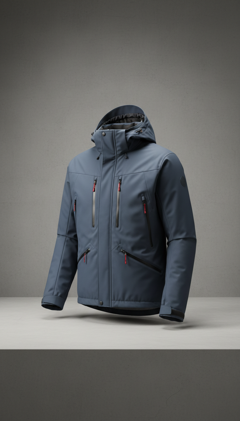 Steel Blue Technical Jacket