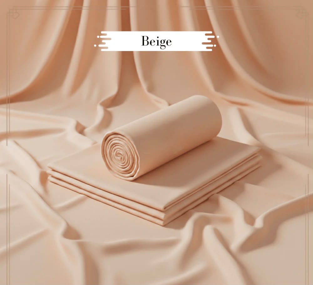 Binafzaal Royal Beige Premium Boski - Unstitched 2 Piece Suit Fabric*