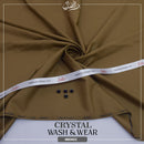 Binafzaal Off Bronze Crystal  Premium Boski - Unstitched 2 Piece Suit Fabric*